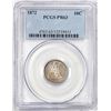 Image 1 : 1872 Proof Seated Liberty Dime Coin PCGS PR63