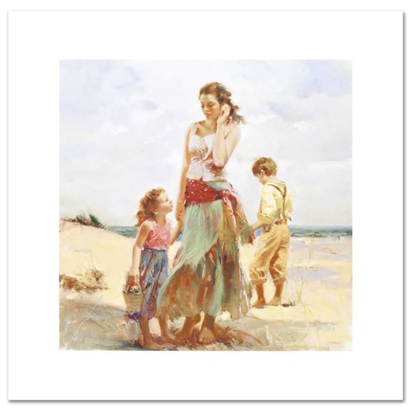 Pino (1939-2010) "Golden Afternoon" Limited Edition Giclee On Canvas