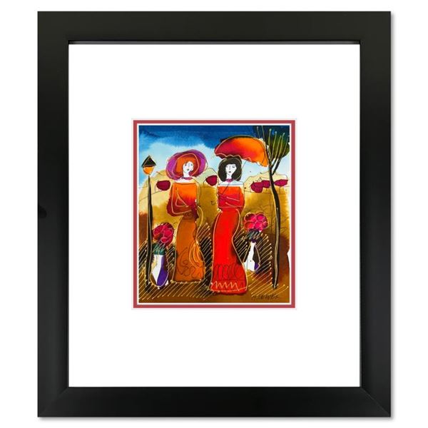 Moshe Leider Original Mixed Media On Paper