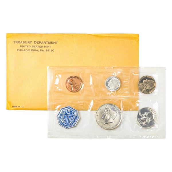 1964 (5) Coin Proof Set in Envelope