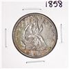 Image 1 : 1858 Seated Liberty Half Dollar Coin