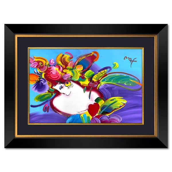 Peter Max "Women in Love" Original Mixed Media on Paper