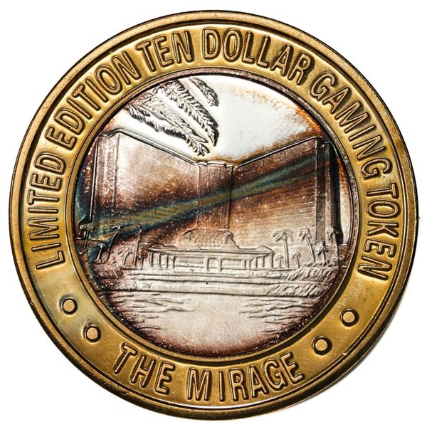 .999 Silver The Mirage Las Vegas, Nevada $10 Limited Edition Casino Gaming Token