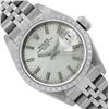 Image 1 : Rolex Ladies Stainless Steel Silver Index Datejust Wristwatch With Rolex Box