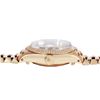 Image 5 : Rolex Ladies 18K Yellow Gold Champagne Index President Wristwatch With Rolex Box