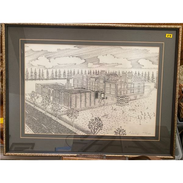 C Z Zqierz Limited Edition Print 102/250 Wall Hanging 25W x 19H 102/250