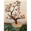 Image 4 : Vintage Japanese Cherry Blossom Tree & Decorative Floral Bird House