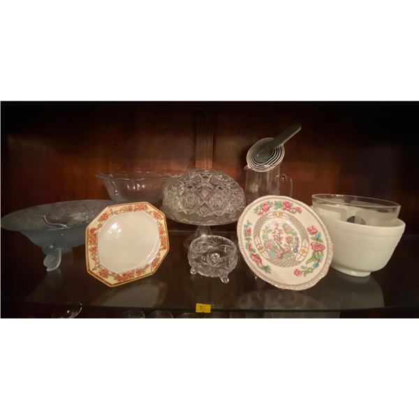 Vintage Cake Plates Serving Dishes Candy Dish Measuring cup set & More