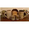 Image 1 : All Stoneware Glasses/ Assorted Mugs Bowls Salt and Pepper Shaker