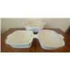Image 2 : Three Corningware Casserole Dishes w/ Lids & Tupperware Strainer w/ Lettuce Keeper