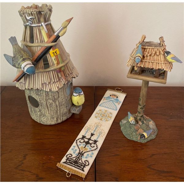 Decorative Bird Art Pieces by Marijoleen Bastin