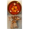 Image 2 : Floral Wall Hangings x 3 Autumn Colors Macrame Clay Handmade