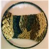 Image 2 : Wooden Lamps With Unique Handmade Green & Yellow Shades x3 Beautiful Macrame Wall Hanging