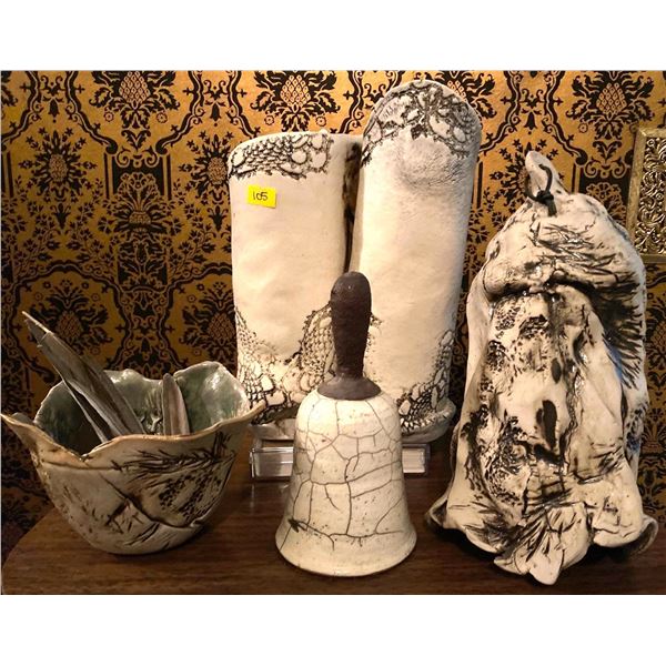 Ceramic Decroative Collectables Bells Vases