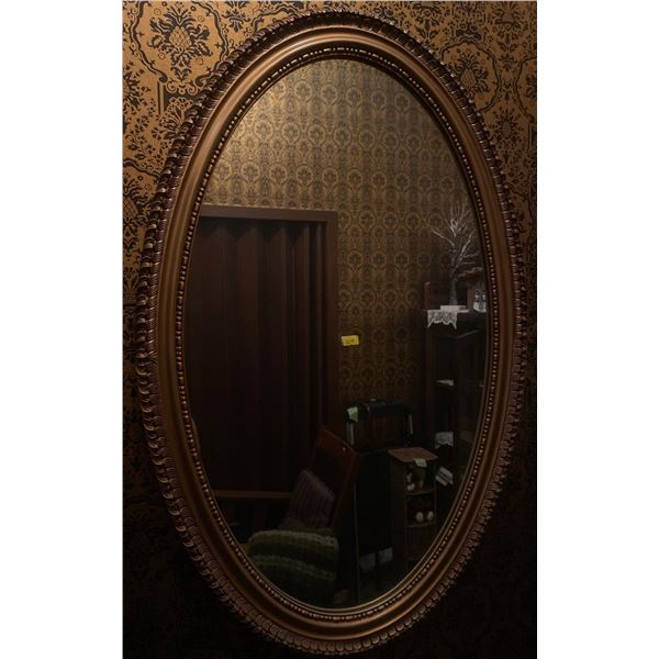 Gold Mirror Oval Vintage 21 W x 33 H