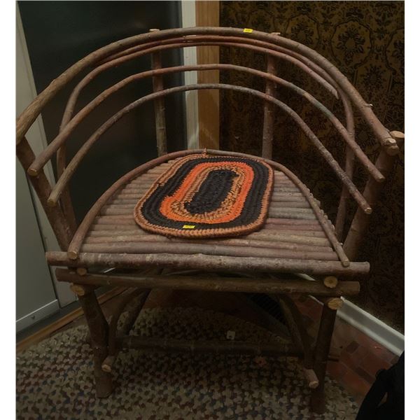 Handmade Wood Chair 24 x 22 x 30