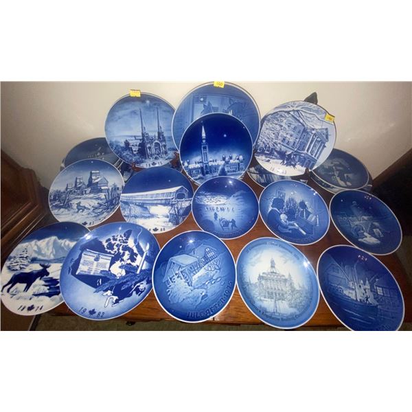 Fred M. Drowse Collectable LImited Edition Plates