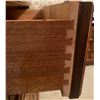 Image 2 : Wood Tall Boy Dresser 5 Drawers Wood Vintage 38 x 19 x 42