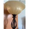 Image 1 : Vintage Floor Lamp 6 Feet Glass MetalBase