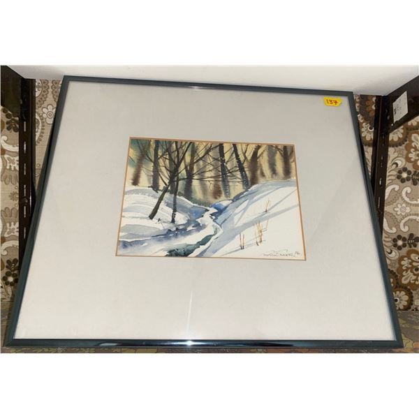 Tom Tinkler Landscape Art Wall Hanging 13 x 10