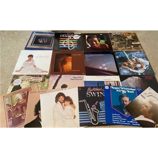 Vintage Record Collection Easy Listening !8 Records Total