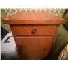 Image 1 : Side Table Wood Single Drawer 17 x 17 x 27T