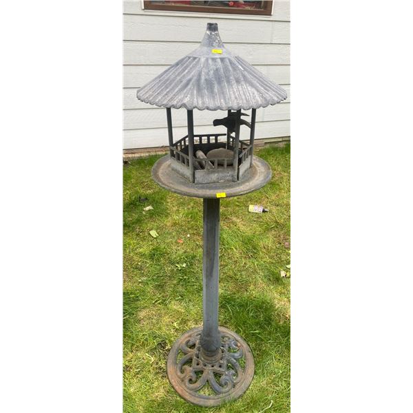 Decorative Metal Gazebo Bird House 13"w x 51"h