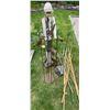 Image 1 : Assortment of Garden Decor Birds, Nature, Bamboo Stix 50" tall