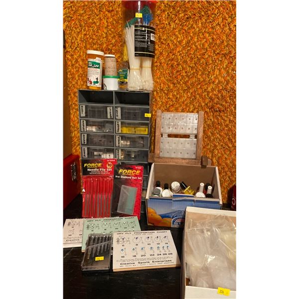 Assorted DIY Fly Fishing Supplies Household Items New Tool Sets & More