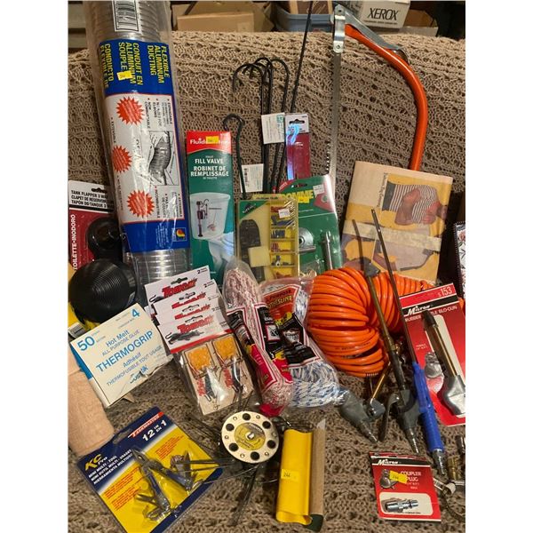 Collection of Brand New Household Items Parts Tools & More