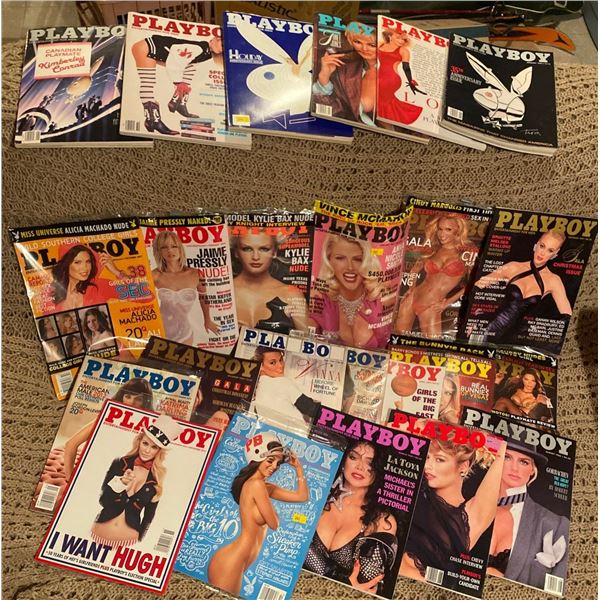 Playboy Magazines New & Old Latoya Jackson Vana White & More