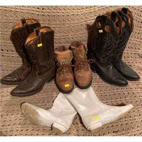 Leather Cowboy Boot Lot Men's Size 8