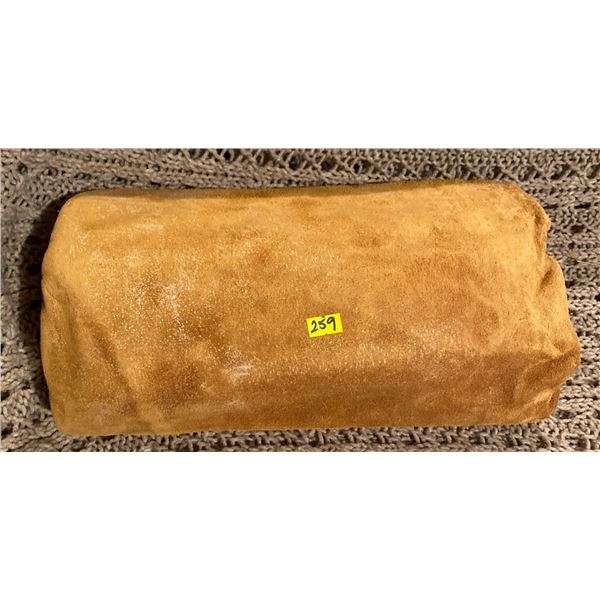 Roll of Authentic Cow Hide Measurements Unknown Leather