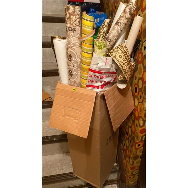 Vintage Wall Paper Lot Statement Prints Retro