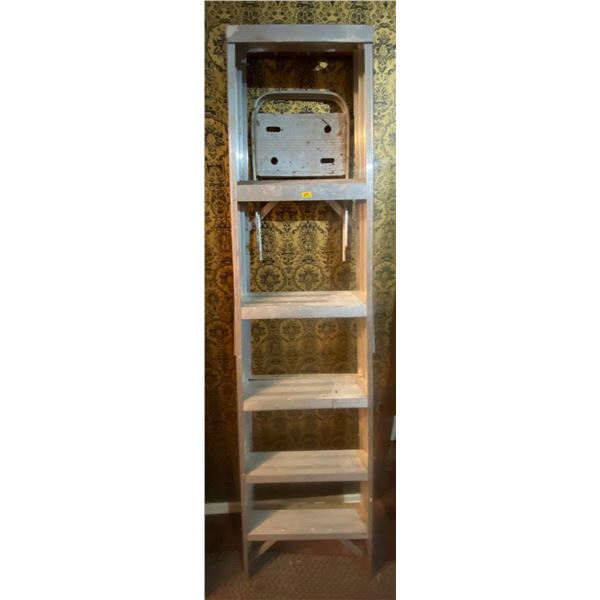 6 Foot Aluminum Work Ladder w/ Tray