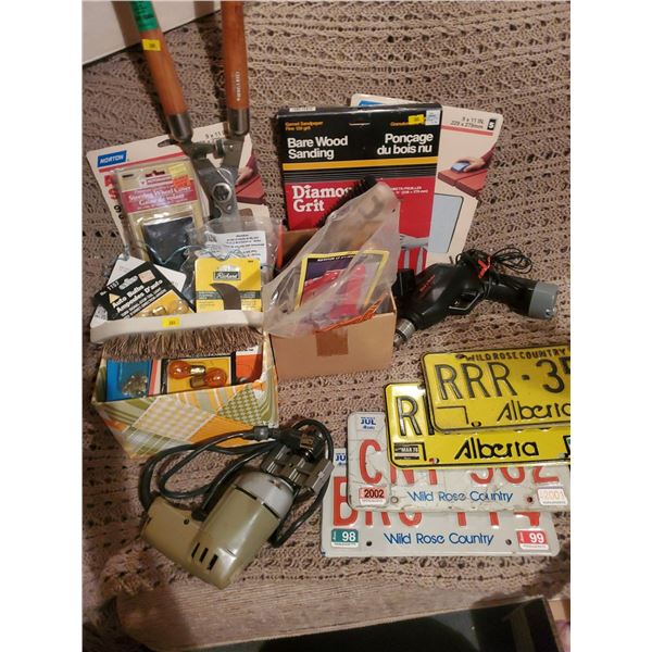 Liscence Plate Collection & Tools