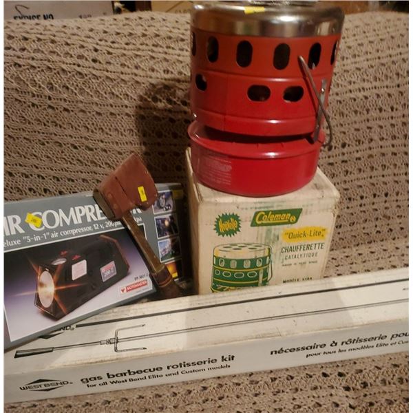 Vintage Coleman Camping Gear Air Pump