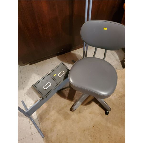 Filing Cabinet Office Chair Clothing Wrack