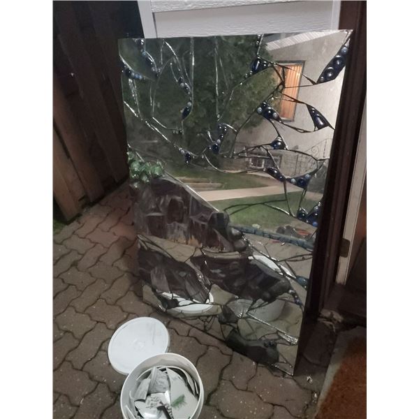Decorative Mirror - Hand Made 33W x 48T