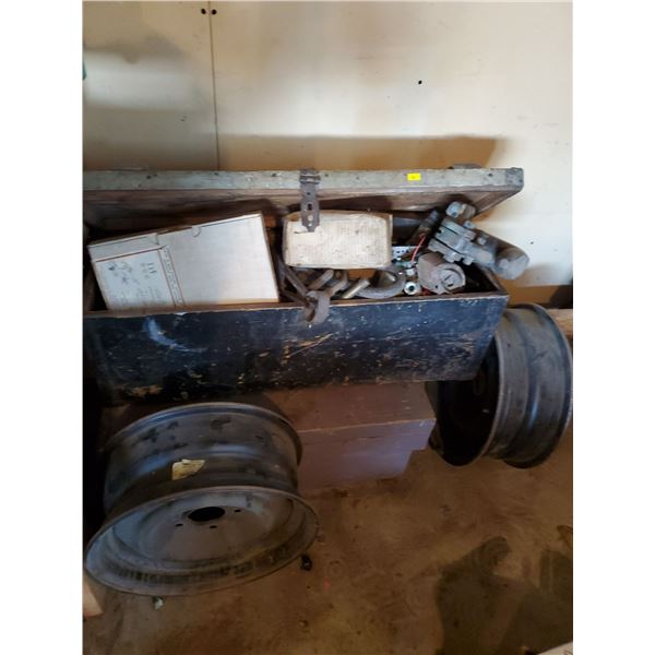 Antique Wood Mystery Boxes - Rims - Pig Iron