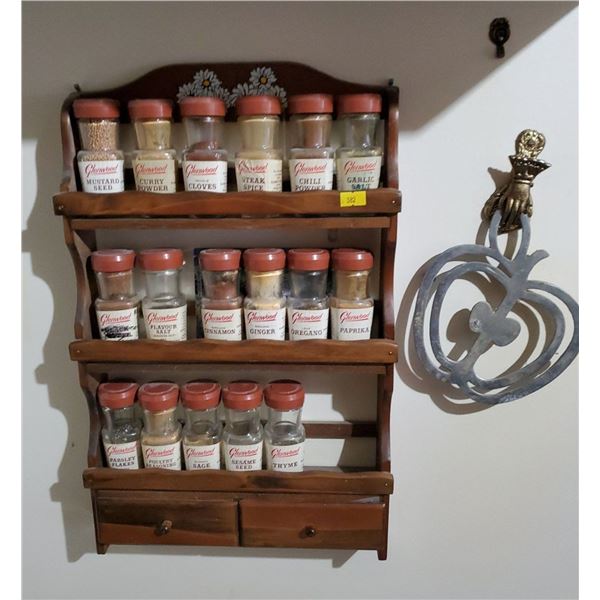 Spice Rack & Spices