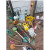 Image 1 : Assorted Garden/Outdoor Lot Sprinkler Heads Bird House Gate Hinge & More
