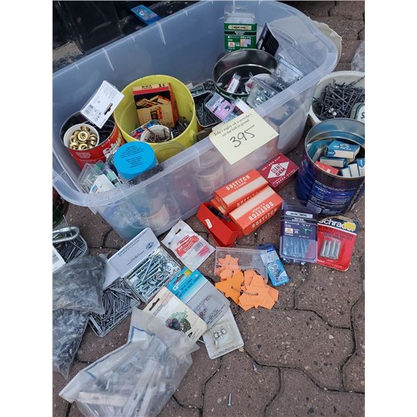 Assorted Hardware Lot Screws Nails Nuts Bolts Springs & More