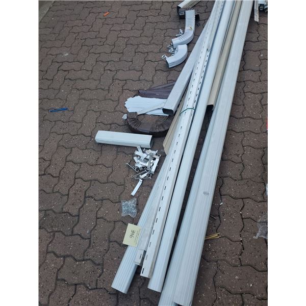 Assorted Eavestroph Connectors Brackets 90s Down Spout & More