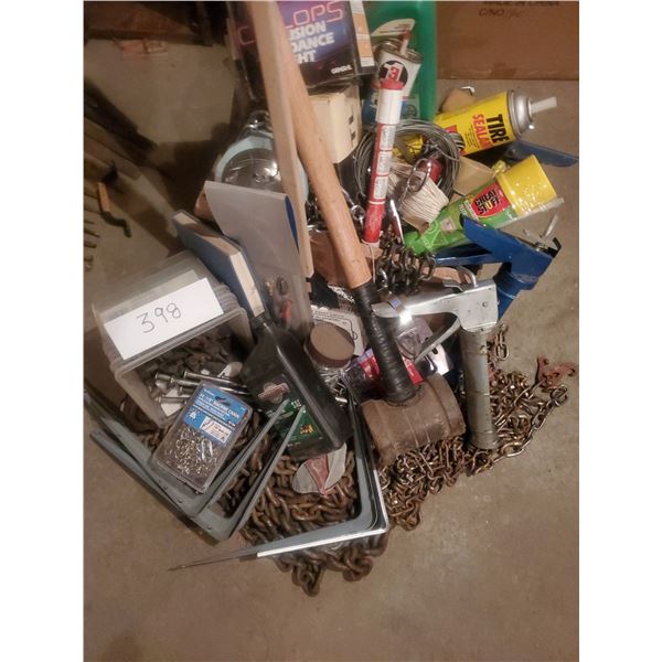 Chain Lot w/ Garage Essentials  & More