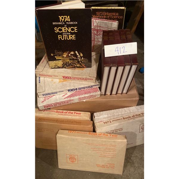 Britannica Monthly Mail Series Hard Cover Books Science Vintage