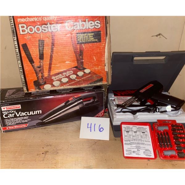 Weller Soldering Tool Motomaster Booster Cables & Car Vacumb