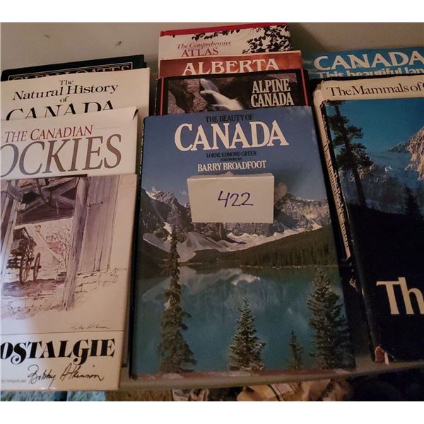 Canadian Geographic Literature Hard Cover Books Rockies Great Lakes & More