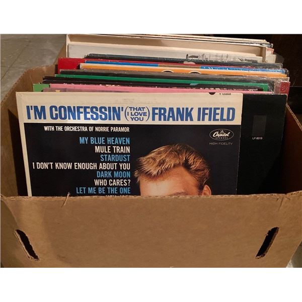 Mystery Box of Vintage Vinyl Records