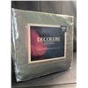 Image 3 : Lot of 1 Decolure 100% Genuine Premium Bamboo 4PC Bed Sheet Set - Queen Size - Dark Green